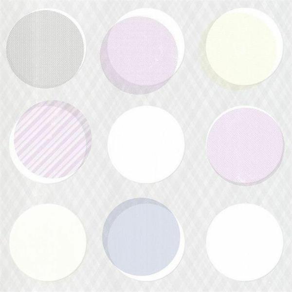 MISSIVA PARATO CARTA SU TNT CERCHI   GRIGIO VIOLA 10x0,53 mt