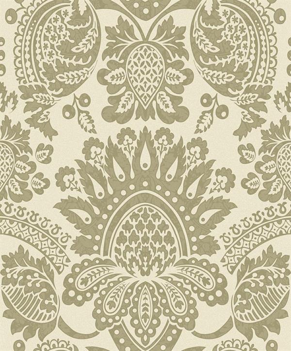 GLORIA PARATO TNT DAMASCO BEIGE CHIARO E ORO 10x0,53mt