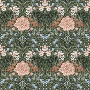 LYCKEBO PARATO SU TNT FIORI ROSA VERDE 10x0,53 mt