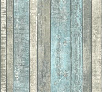 ELEMENTS PARATO TNT EFFETTO LEGNO  CELESTE GRIGIO 10X0,53 mt