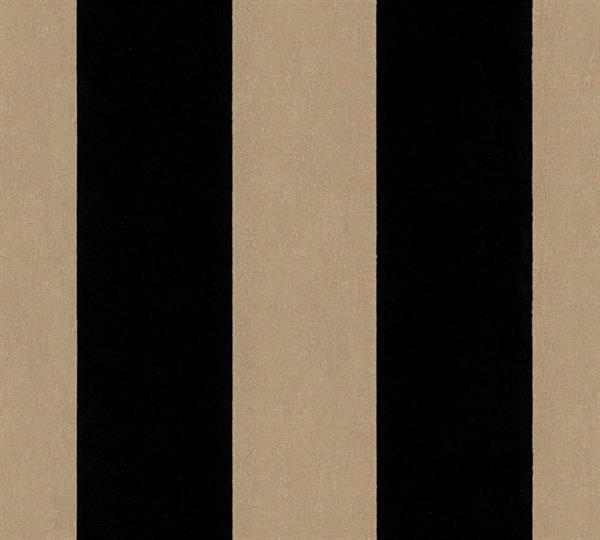 CASTELLO PARATO TNT RIGHE BEIGE NERO -29012-46- 10X0,53 MT