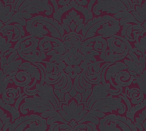 CASTELLO PARATO TNT DAMASCO VIOLA GRIGIO -29012-58- 10X0,53 MT